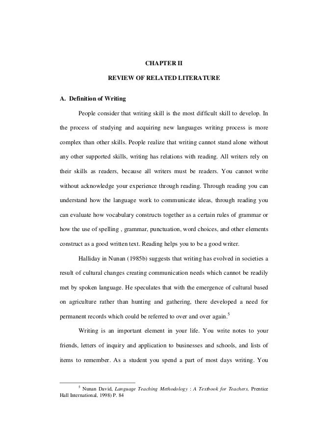 literature paper tense